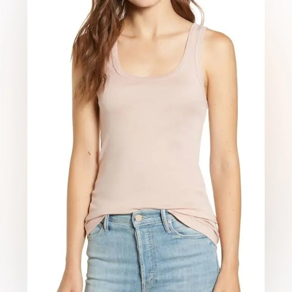 Splendid Ribbed Tank Top - Picture 1 of 5